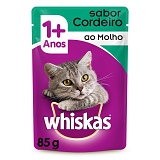 Petiscos para Gatos WHISKAS Cordeiro ao Molho 85g