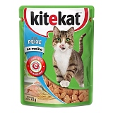 Petisco para Gatos KITEKAT Peixe Sachê 70g