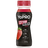 Iogurte Yopro DANONE Sabor Morango Zero Lactose, Zero Açúcar 250ml