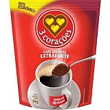 Café Solúvel 3 CORAÇÕES Extra Forte Sachê 50g