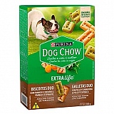 Petisco para Cães Adultos Extra Life DOG CHOW Biscoitos Duo para Todos os Tamanhos 500g