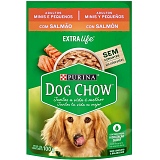 Petisco para Cães Adultos DOG CHOW Raças Pequenas Salmão ao Molho Sachê 100g