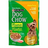 Petisco para Cães Adultos DOG CHOW Raças Pequenas Frango ao Molho Sachê 100g