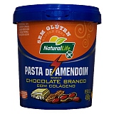 Pasta de Amendoim Natural Life KODILAR Chocolate Branco Com Colágeno Sem Glúten 450g