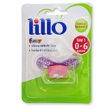 Chupeta de Silicone Ortodôntica LILLO Funny Tamanho 1 Cor Lilás 1 Unidade