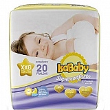 Fralda Descartável ISABABY Tamanho XXG Jumbo 20 Unidades