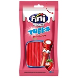 Bala de Gelatina Regaliz FINI Tubes Morango 80g