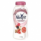 Iogurte Parcialmente Desnatado Nesfit NESTLÉ Frutas Vermelhas, Aveia e Hibisco Sem Lactose 170g