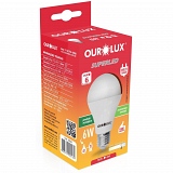 Lâmpada Branca OUROLUX Superled 6W Bivolt 6500K Unidade