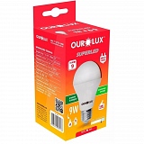Lâmpada Branca OUROLUX Superled 9W Bivolt 6500K Unidade