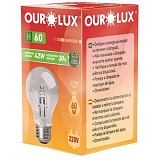 Lâmpada Halogena OUROLUX 42W 220V 2700K Unidade