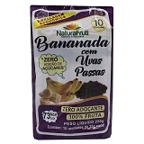 Bananada Natural NATURAFRUTI Com Uvas Passas 250g