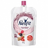 Iogurte Parcialmente Desnatado Nesfit NESTLÉ Frutas Vermelhas, Aveia e Hibisco Sem Lactose 150g