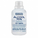 Álcool Líquido Antisséptico FARMAX 70° Cosmético Etílico Hidratado 100ml