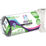 Saco para Lixo STARLUX Rolo 50 Litros com 20 Sacos