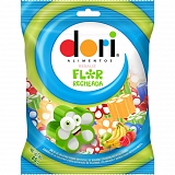 Bala de Gelatina Regaliz FINI Flor Recheada Sabor Banana 85g
