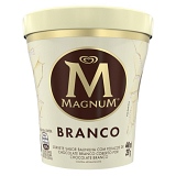 Sorvete KIBON Magnum Clássico Baunilha com Pedaços de Chocolate Branco 440ml