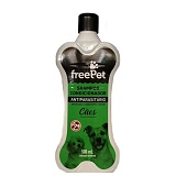 Shampoo Condicionador Antiparasitário para Cães FREE PET Embalagem 500ml