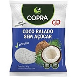 Coco Ralado Extrafino COPRA Sem Açúcar, Sem Glúten e Sem Lactose 50g