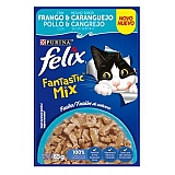 Petisco para Gatos Adultos Felix PURINA Fantastic Mix com Frango & Caranguejo 85g