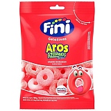 Bala de Gelatina FINI Aros de Morango 100g