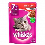 Petiscos para Gatos WHISKAS 7+ Sênior Carne 85g