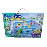 Jogo de Pesca Pega Pato com Som e Luz ART BRINK com 1 Base, 2 Varas e 6 Patos
