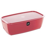 Pote de Plástico Retangular UZ Coral 5 Litros