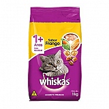 Ração para Gatos Adultos WHISKAS Sabor Frango 1Kg