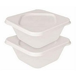 Kit de 2 Potes de Plástico STARLUX Cores Sortidas 500ml