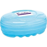 Saboneteira STARLUX Cores Azul ou Rosa 1 Unidade