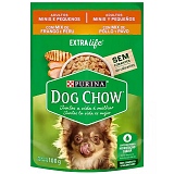 Petisco para Cães Adultos DOG CHOW Raças Pequenas Mix de Frango e Peru Sachê 100g