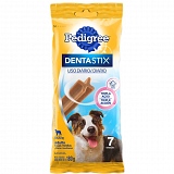 Petisco Para Cães Adultos Dentastix PEDIGREE Raças Médias 7 Unidades 180g