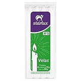 Vela Branca de Parafina STARLUX Nº 05 com 8 Unidades de 10g Pacote 80g