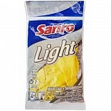 Luvas de Látex SANRO Light Amarela para Tarefas Leves com 1 Par Tamanho M