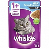 Petiscos para Gatos WHISKAS Jelly Peixe ao Molho 85g