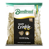 Batata Palito Crinkle BEM BRASIL Pré Frita Congelada 2kg