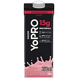 Bebida Láctea UHT Yopro DANONE Sabor Morango Zero Lactose, Zero Gorduras 250ml
