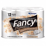 Papel Higiênico Folha Tripla FANCY Elegance Neutro Contém 12 Unidades de 20 Metros Cada