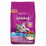 Ração para Gatos Adultos WHISKAS Sabor Peixe 900g