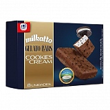 Picolé Milkatto Gelato Bars PERFETTO Cookies and Cream Caixa 400g com 8 Unidades