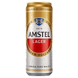 Cerveja AMSTEL Lager Puro Malte Sleek Lata 350ml