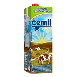 Leite Longa Vida CEMIL UHT Semidesnatado 1 Litro