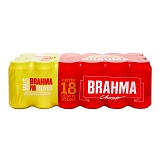 Cerveja BRAHMA Chopp Lata 350ml Pack com 18 Unidades