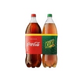 Dual Pack Coca e Kuat (01 COCA COLA Tradicional 2L + 01 GUARANÁ KUAT Tradicional 2L)